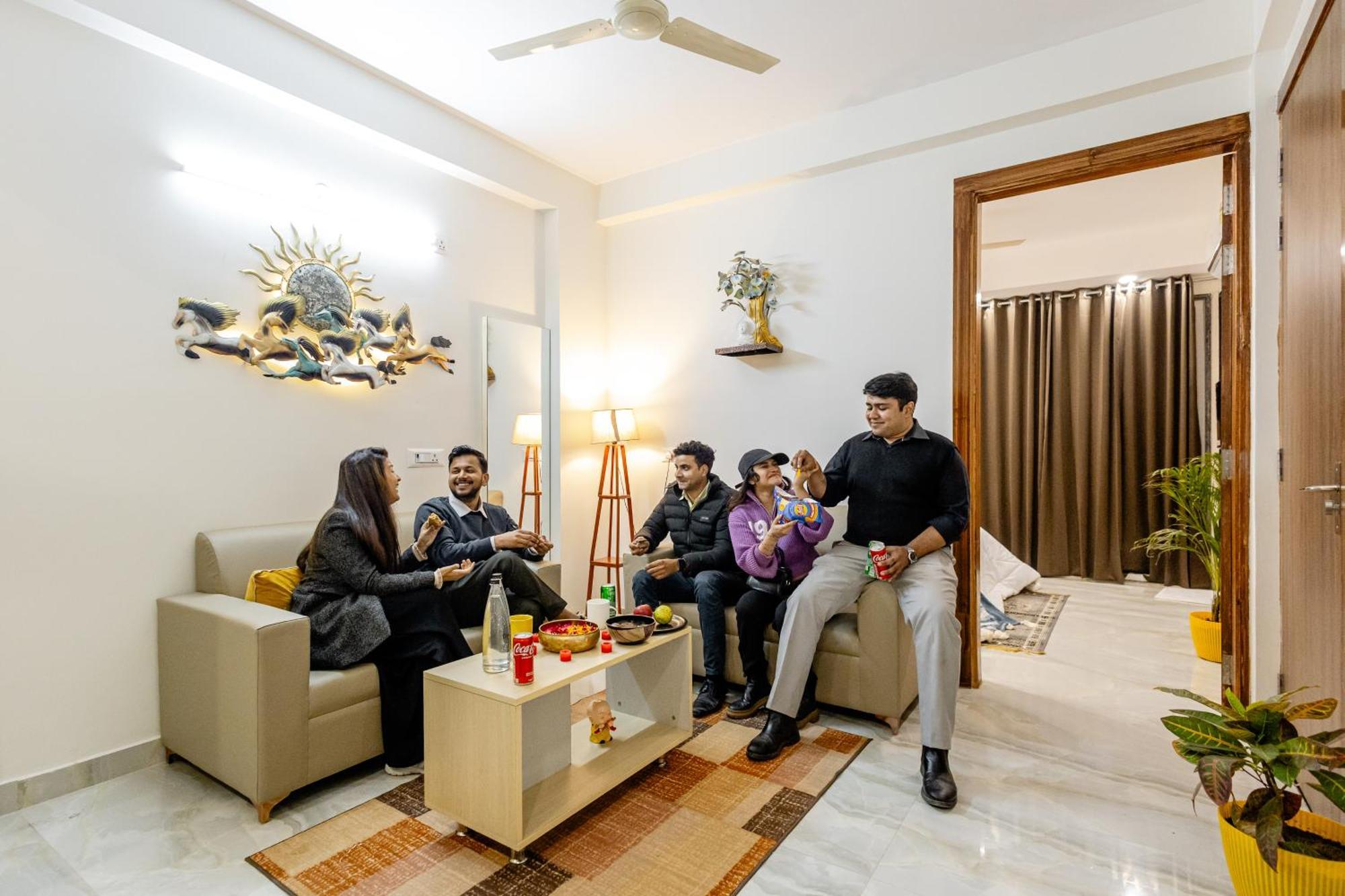 Lime Tree Service Apartment Golf Course Road, Gurgaon Eksteriør billede